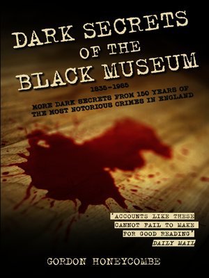 cover image of Dark Secrets of the Black Museum, 1835-1985